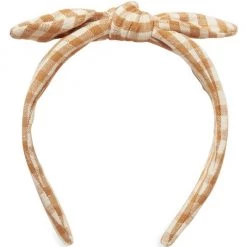 Loeffler Randall Meadow Gingham Bow Headband