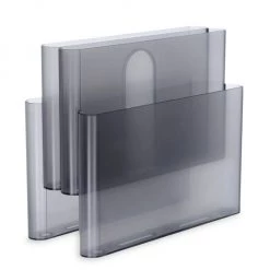 Kartell Four-Pocket Magazine Rack Silver -Loeffler Randall Sales unnamed file 468