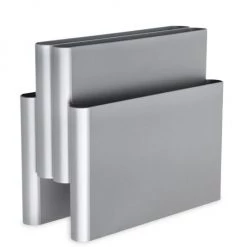Kartell Four-Pocket Magazine Rack Silver -Loeffler Randall Sales unnamed file 470