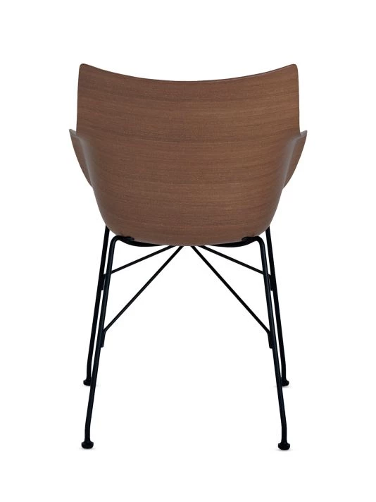 Kartell Q/Wood Armchair Brown 6 Kartell Q/Wood Armchair Brown - Image 4