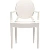 Kartell Two-Piece Louis Ghost Armchairs White -Loeffler Randall Sales unnamed file 593