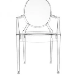 Kartell Two-Piece Louis Ghost Armchairs White -Loeffler Randall Sales unnamed file 599