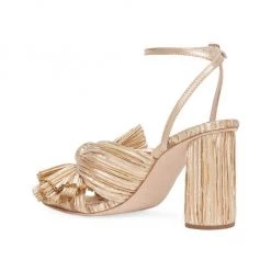Loeffler Randall Camellia Knotted Lamé Sandals -Loeffler Randall Sales unnamed file 615