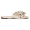 Loeffler Randall Daphne Metallic Pleated Lamé Mule Sandals -Loeffler Randall Sales unnamed file 623