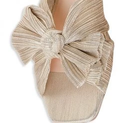 Loeffler Randall Daphne Metallic Pleated Lamé Mule Sandals -Loeffler Randall Sales unnamed file 625