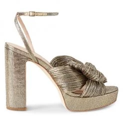 Loeffler Randall Natalia Pleated Platform Sandals