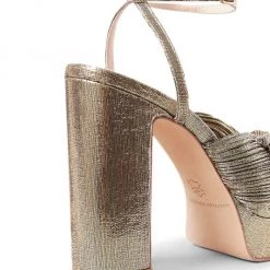 Loeffler Randall Natalia Pleated Platform Sandals -Loeffler Randall Sales unnamed file 636