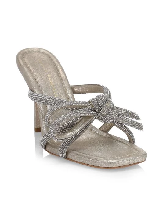 Loeffler Randall Bow Embellished Suede Mules 4 Loeffler Randall Bow Embellished Suede Mules - Image 2