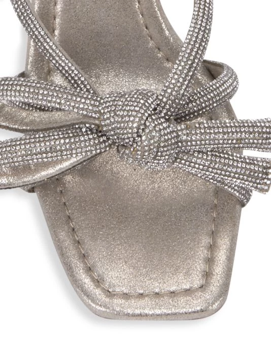 Loeffler Randall Bow Embellished Suede Mules 6 Loeffler Randall Bow Embellished Suede Mules - Image 4