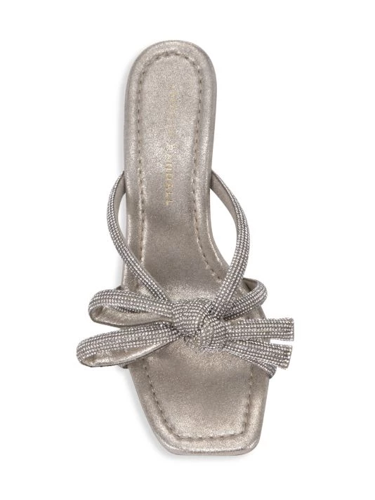 Loeffler Randall Bow Embellished Suede Mules 7 Loeffler Randall Bow Embellished Suede Mules - Image 5
