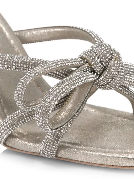 Loeffler Randall Bow Embellished Suede Mules 8 Loeffler Randall Bow Embellished Suede Mules - Image 6