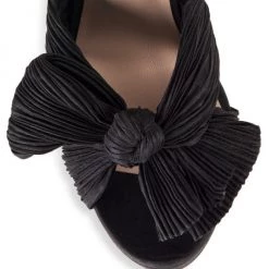 Loeffler Randall Natalia Pleated Bow Platform Sandals Red -Loeffler Randall Sales unnamed file 713