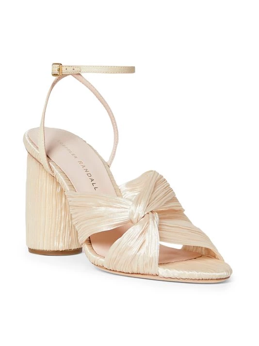 Loeffler Randall Reed Pleated Twist High-Heel Sandals 4 Loeffler Randall Reed Pleated Twist High-Heel Sandals - Image 2
