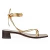 Loeffler Randall Leather Ankle-Wrap Low-Heel Sandals Honey -Loeffler Randall Sales unnamed file 728