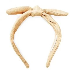 Loeffler Randall Bow Knot Raffia Headband