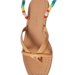 Loeffler Randall Beaded Ankle-Wrap Thong Sandals -Loeffler Randall Sales unnamed file 744