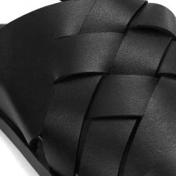 Loeffler Randall Grayson Braided Leather Flat Sandals Cognac -Loeffler Randall Sales unnamed file 755