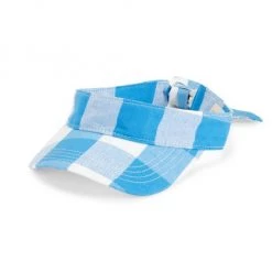 Loeffler Randall Gingham Bow Visor