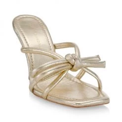 Loeffler Randall Margi Bow Metallic Leather Sandals -Loeffler Randall Sales unnamed file 815