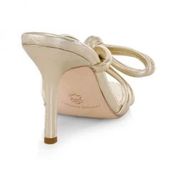 Loeffler Randall Margi Bow Metallic Leather Sandals -Loeffler Randall Sales unnamed file 816