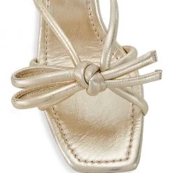 Loeffler Randall Margi Bow Metallic Leather Sandals -Loeffler Randall Sales unnamed file 817