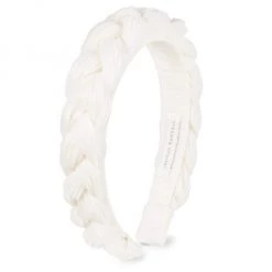 Loeffler Randall Lilac Braided Headband Pink