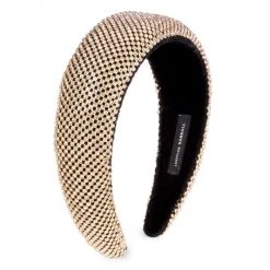 Loeffler Randall Crystal-Embellished Oversized Headband Light Peach