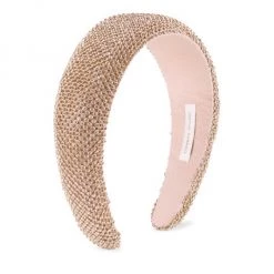 Loeffler Randall Crystal-Embellished Oversized Headband Light Peach -Loeffler Randall Sales unnamed file 826