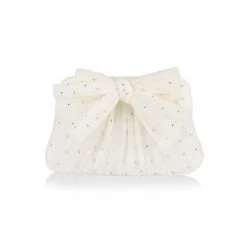 Loeffler Randall Rayne Embellished Pleated Frame Clutch