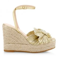 Loeffler Randall Peri Pleated Wedge Espadrilles