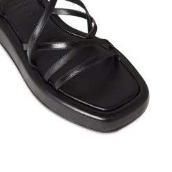 Loeffler Randall Beau Leather Flatform Sandals Black -Loeffler Randall Sales unnamed file 860