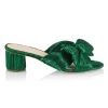 Loeffler Randall Emilia Pleated Knot Mules Emerald -Loeffler Randall Sales unnamed file 869