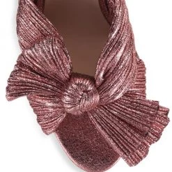 Loeffler Randall Camellia Knotted Metallic Sandals Metallic Rose -Loeffler Randall Sales unnamed file 894