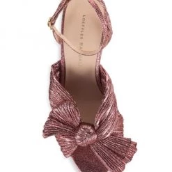 Loeffler Randall Camellia Knotted Metallic Sandals Metallic Rose -Loeffler Randall Sales unnamed file 895
