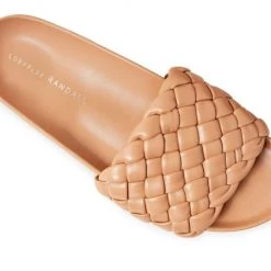 Loeffler Randall Sonnie Woven Leather Slides Black -Loeffler Randall Sales unnamed file 972