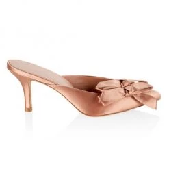 Loeffler Randall Fabienne Double-Bow Satin Mules